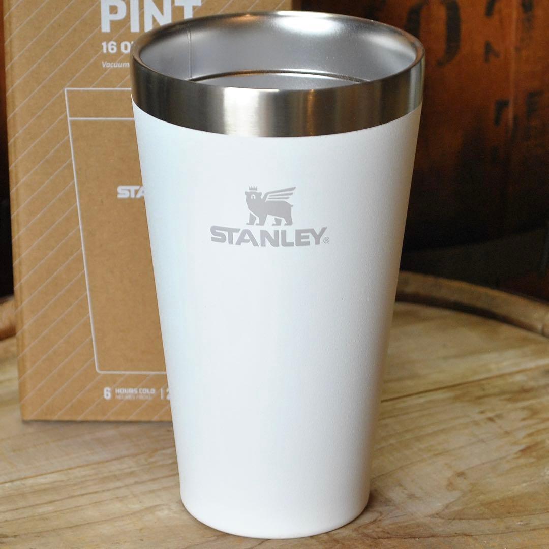 STANLEYスタッキング真空パイント0.47L【2色セット】フロスト＆ブラック