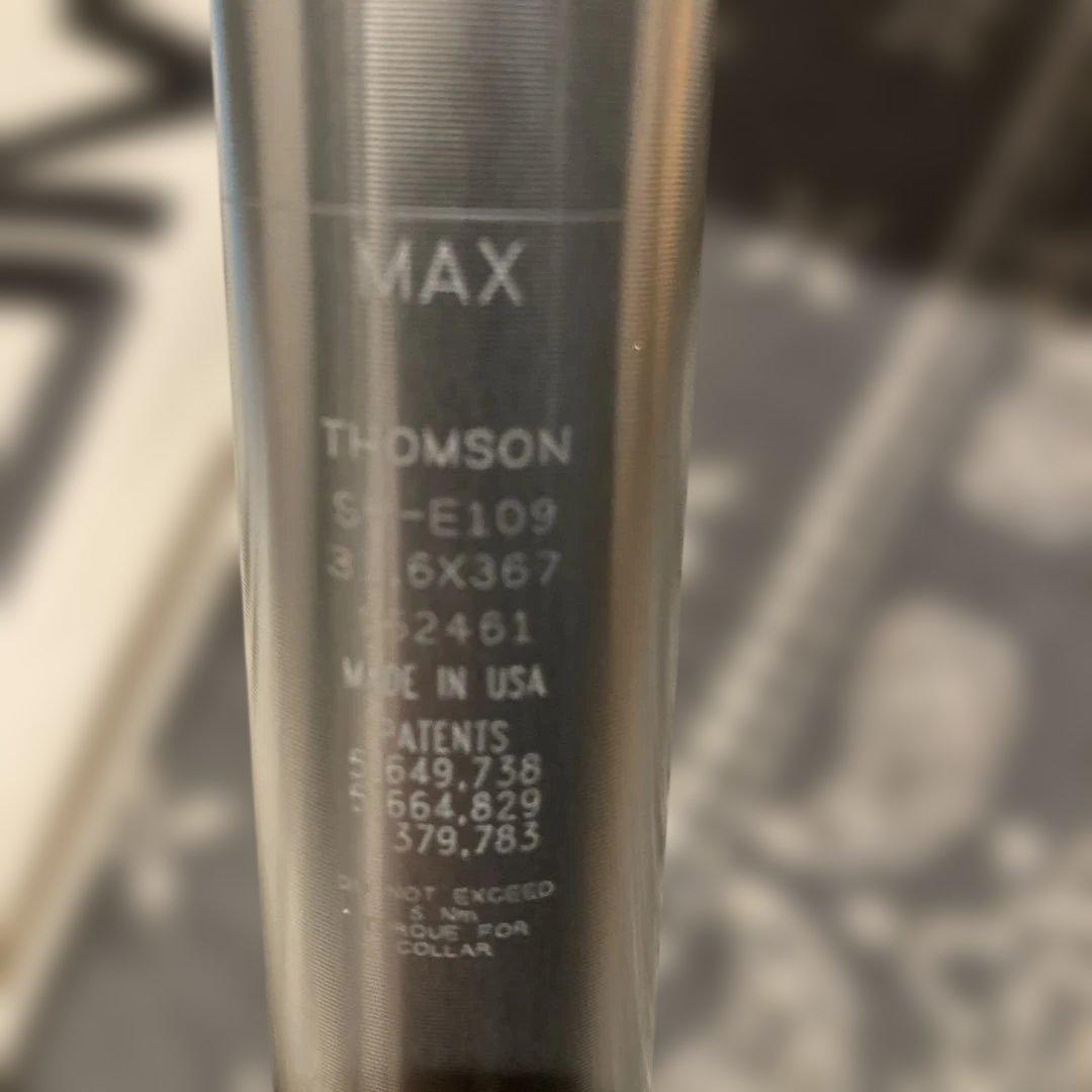 トムソン エリート シートポスト 31.6 367mm