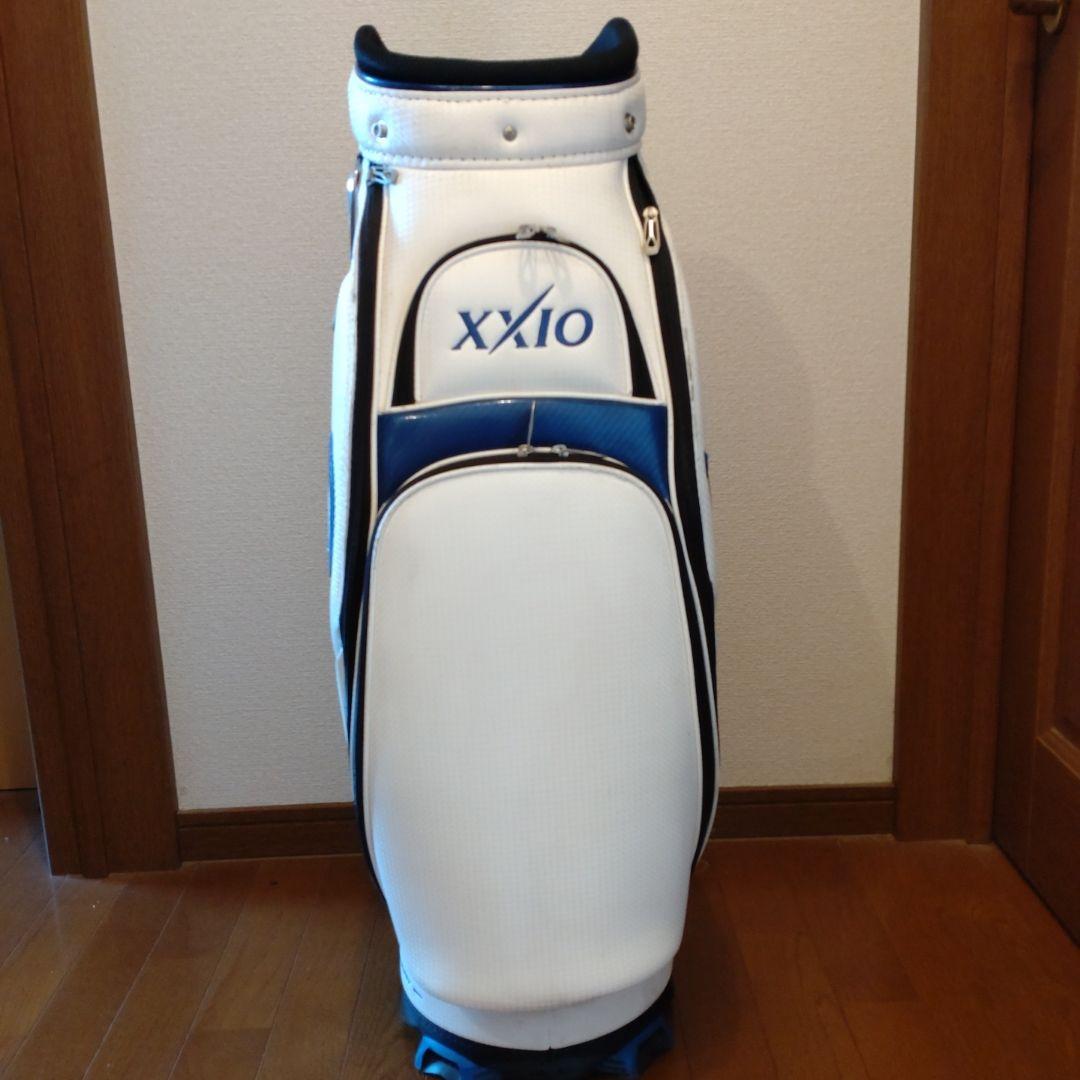 ゼクシオ XXIO ツアーモデル キャディバッグ ホワイト ブルー