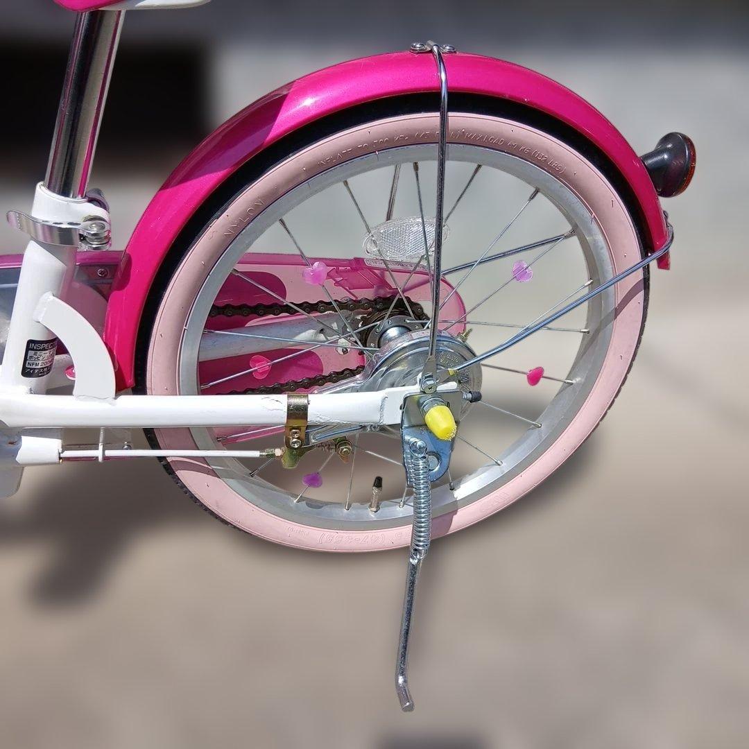 アイデス　幼児用自転車　ミニーマウスポッピンリボン18インチ