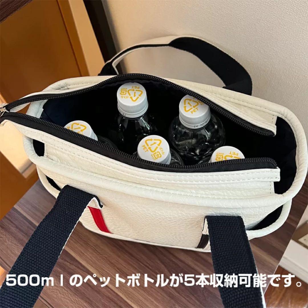 タイトリスト ラウンド トート バッグ　ポーチ付き　ホワイト系