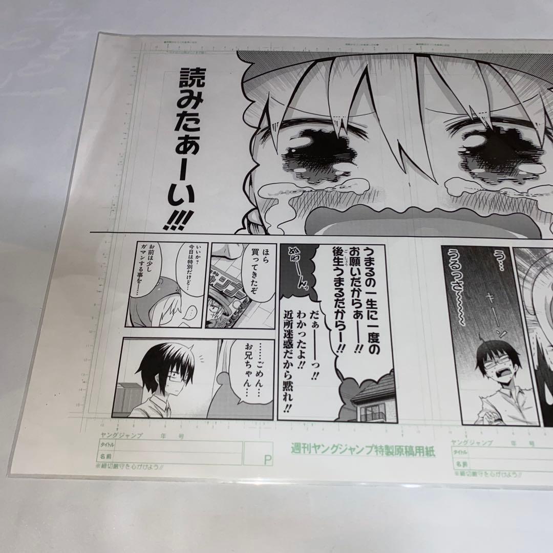 干物妹うまるちゃん うまるちゃん展 複製原稿