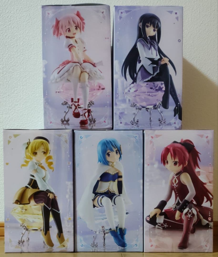 【送料込、匿名配送】魔法少女まどか☆マギカ フィギュア 5体セット