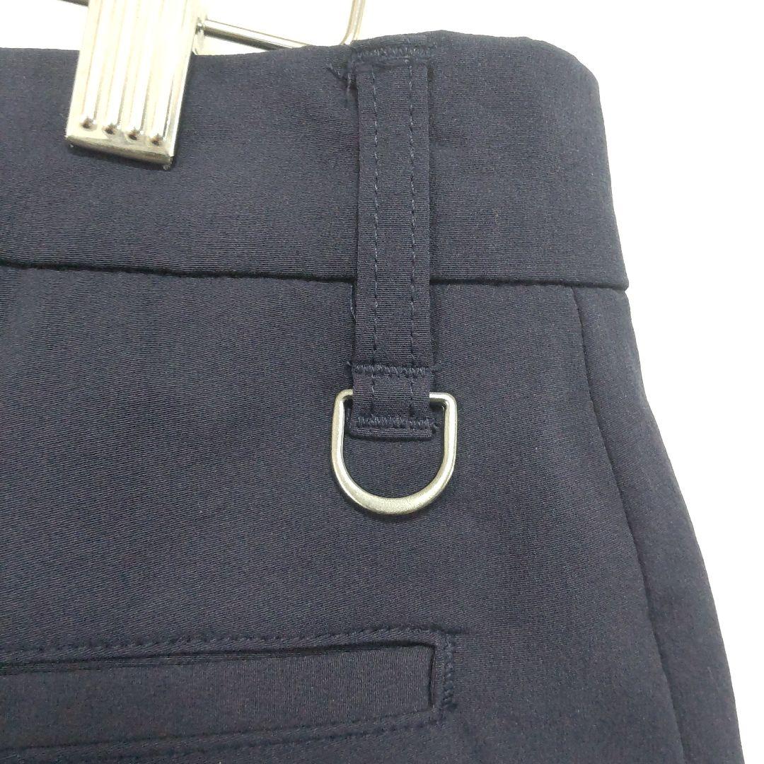 LUXEAKMPLUS 未使用 ゴルフ サイドロゴ スラックスパンツ M 紺