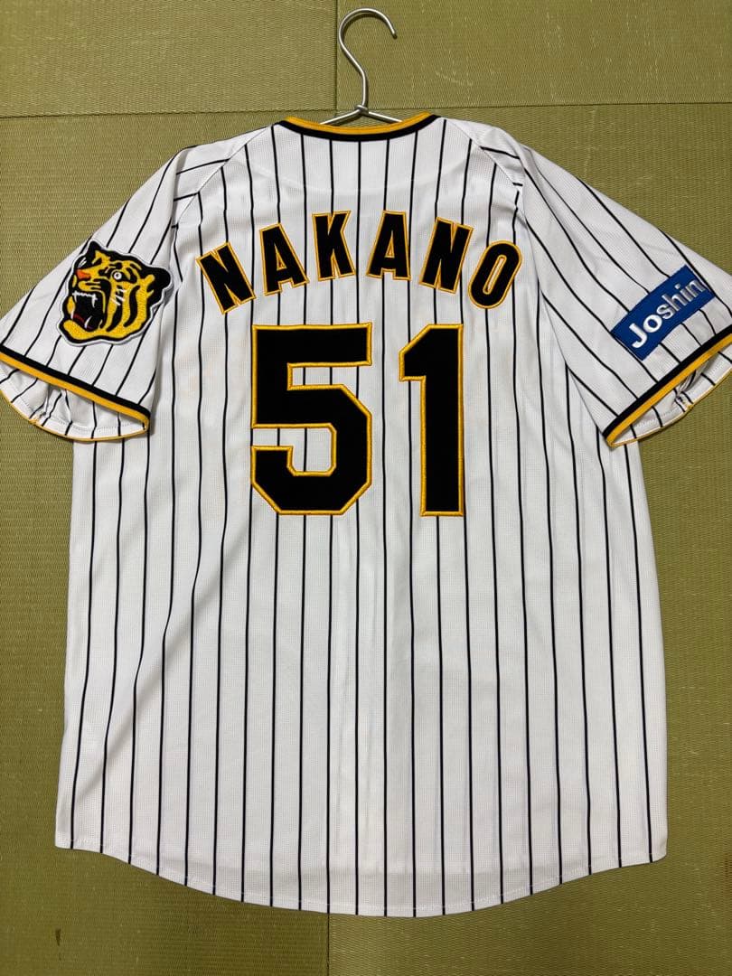阪神タイガース　レプリカユニフォーム　51 中野選手　Mサイズ