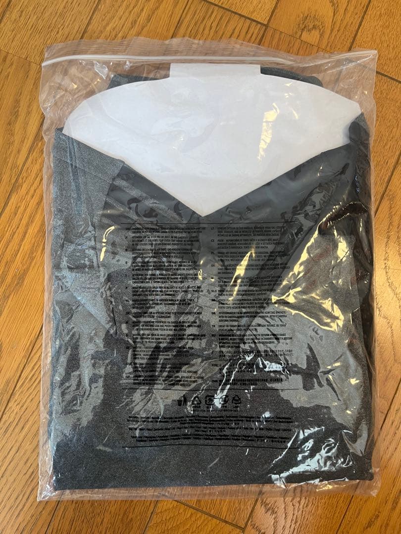アディダス　ゴルフ　ポロシャツ　長袖　グレー　新品　ブラック