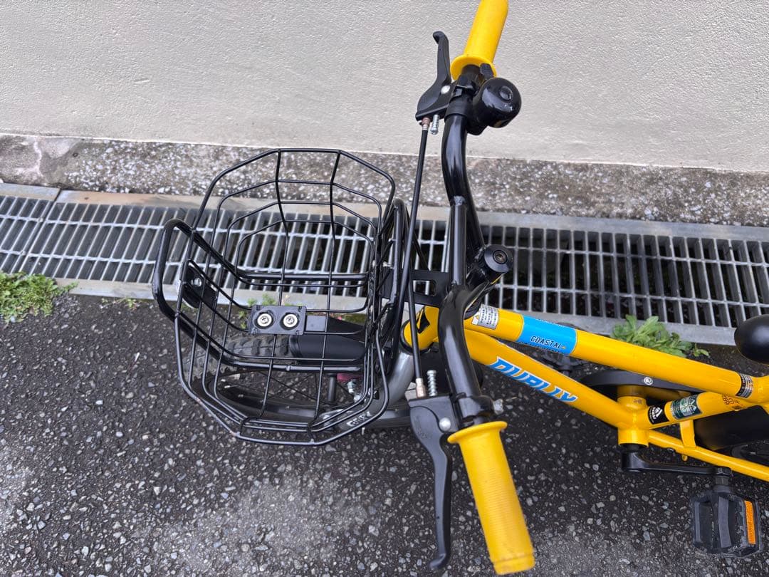 DURFLY BMX 子供用自転車 イエロー　直接受取り限定