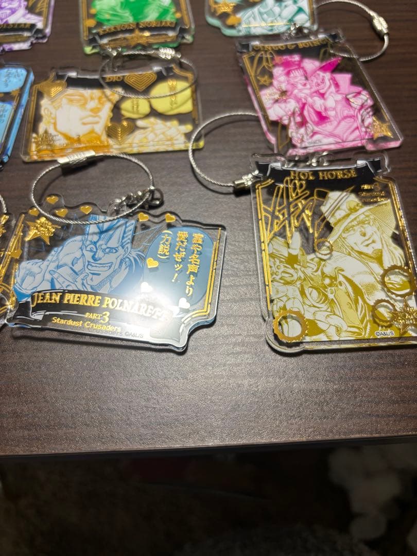 ジョジョの奇妙な冒険 ワイヤーキーホルダー3部　全種セット