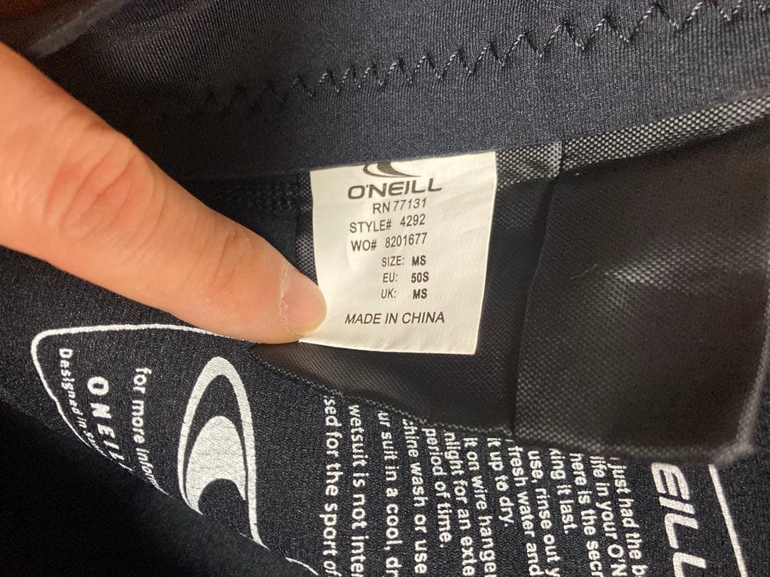 未使用O'NEILL オニール ウェットスーツ HAMMER 2mm MSサイズ