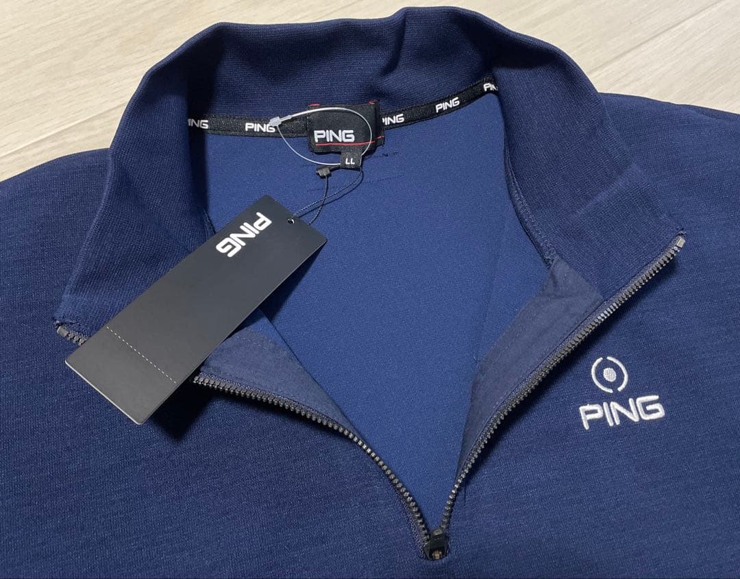 PING 全方向ストレッチ ハイゲージ ハーフジップ シャツ ピン ゴルフ