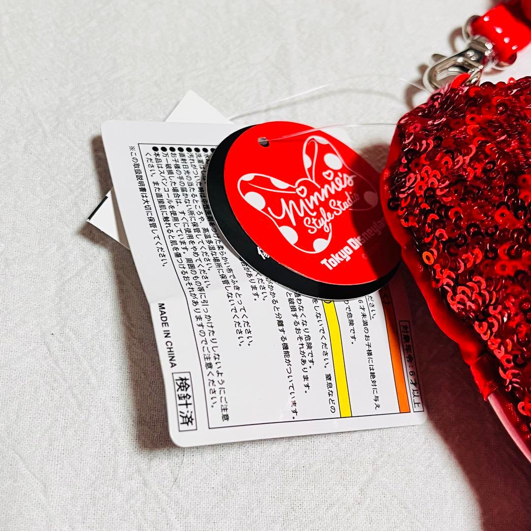 ディズニー　ミニー　スタイルスタジオ　スパンコール　リボン　ショルダーバッグ
