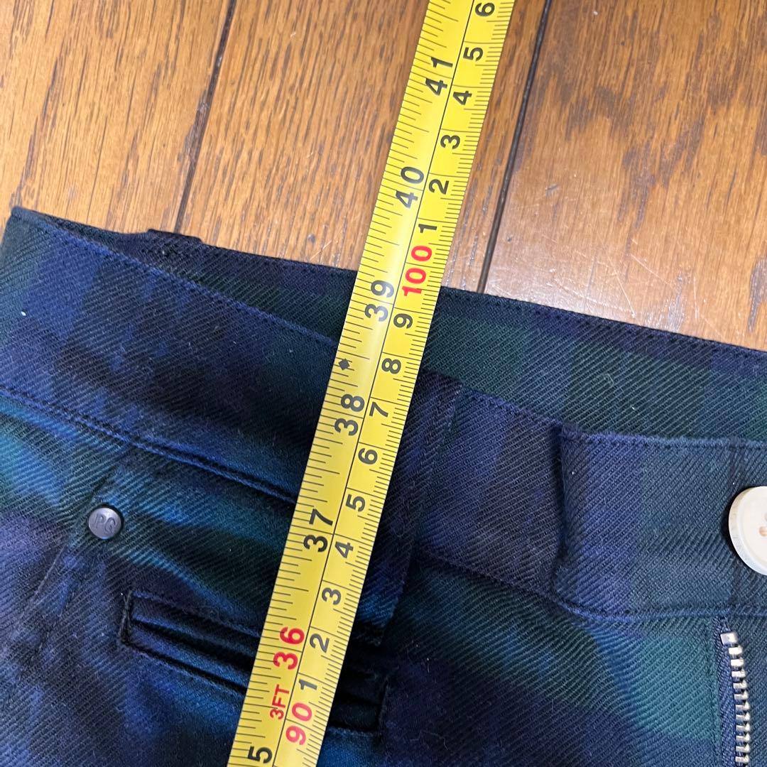 PEARLY GATES パーリーゲイツ　チェック柄スリムフィットパンツ