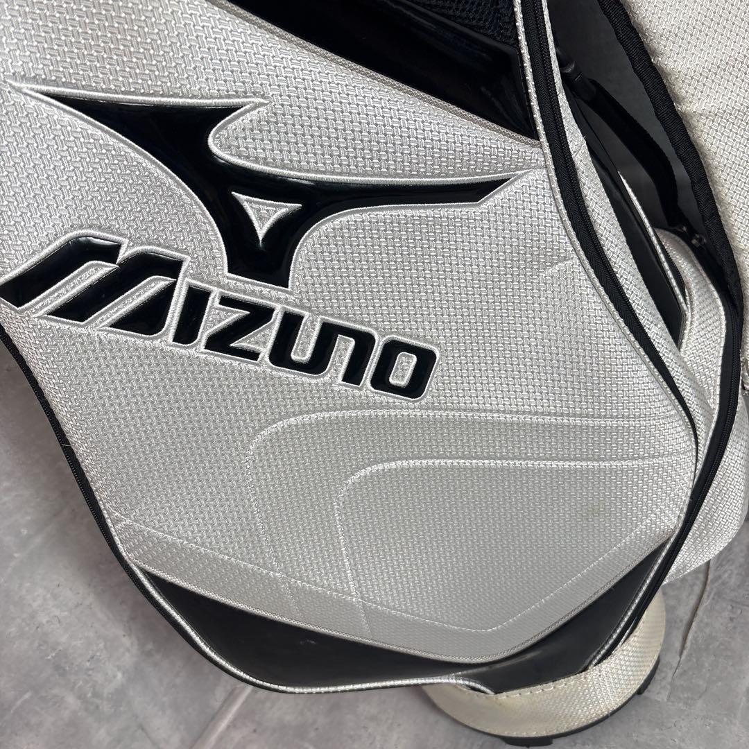 【美品】ミズノ MIZUNO 軽量キャディバッグ 9.5型 2.8kg 5分割