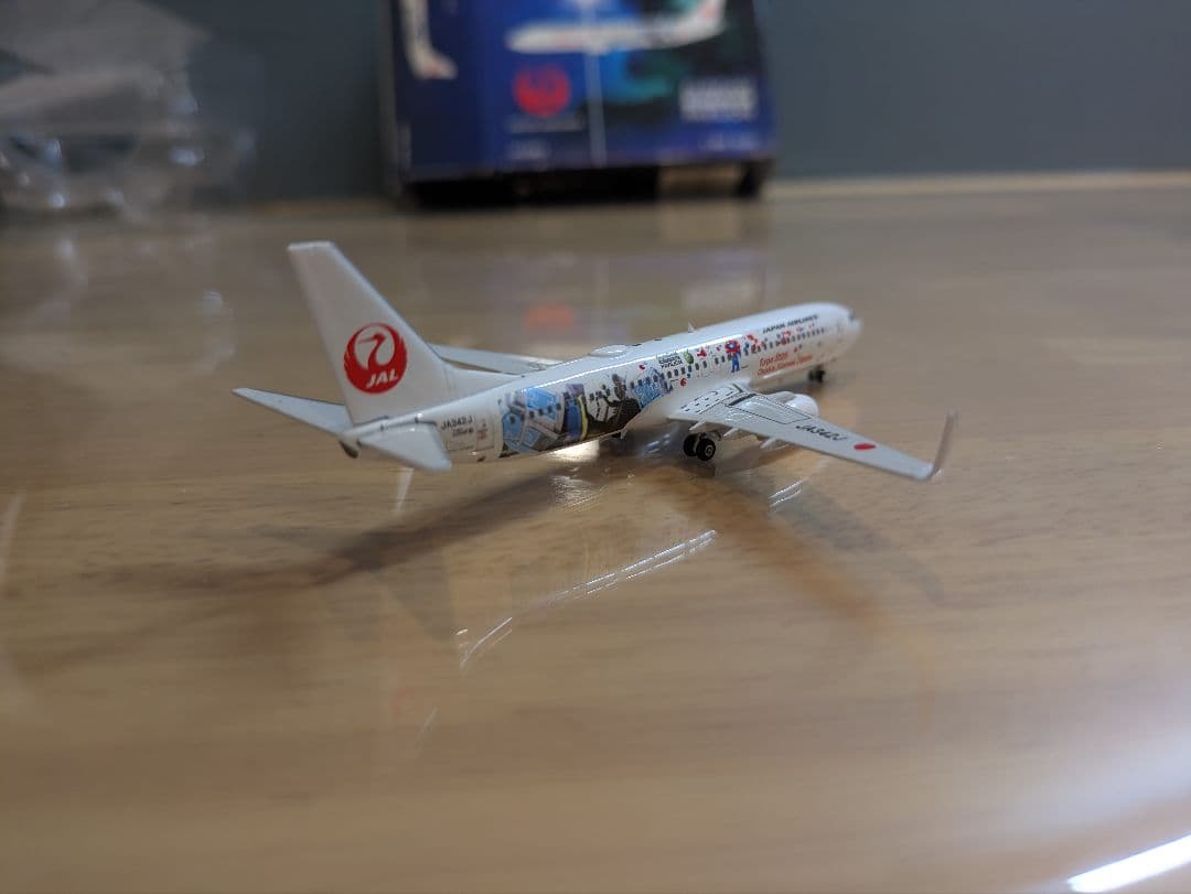 【新品】日本航空 B737-800 ミャクミャク・ガンダムJET JA342J