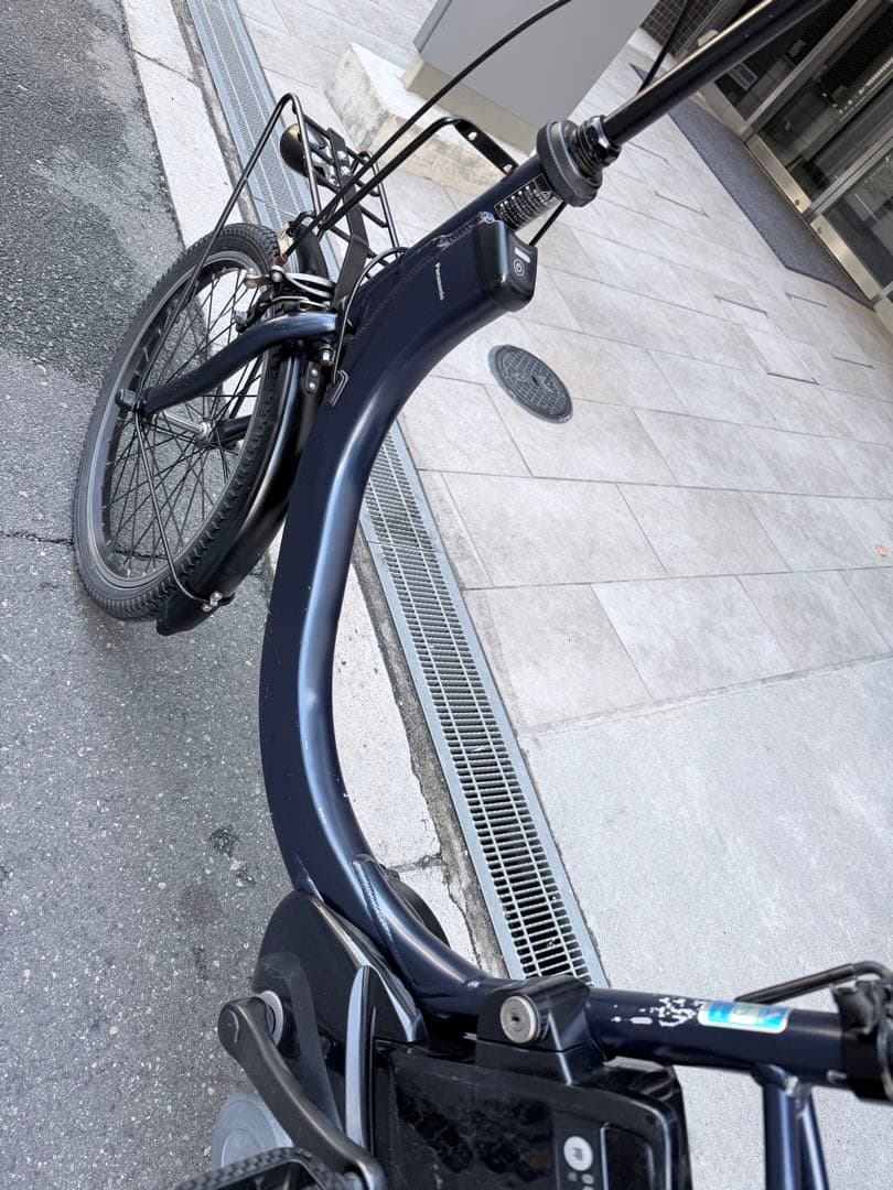 大阪府　パナソニック　電動アシスト自転車 シティタイプ 黒 20インチ