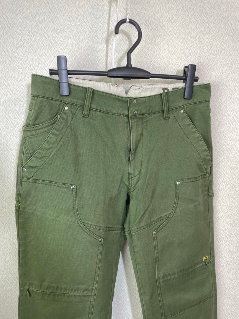 PEARLYGATESパーリーゲイツ　ストレッチパンツ グリーンサイズ5