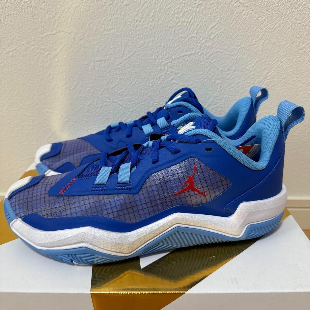 新品　NIKE ジョーダンワンテイク4PF バスケ　バッシュ　青　28.5cm