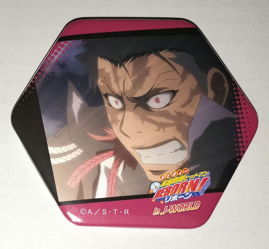 リボーン XANXUS 六角形缶バッジ J-WORLD その2
