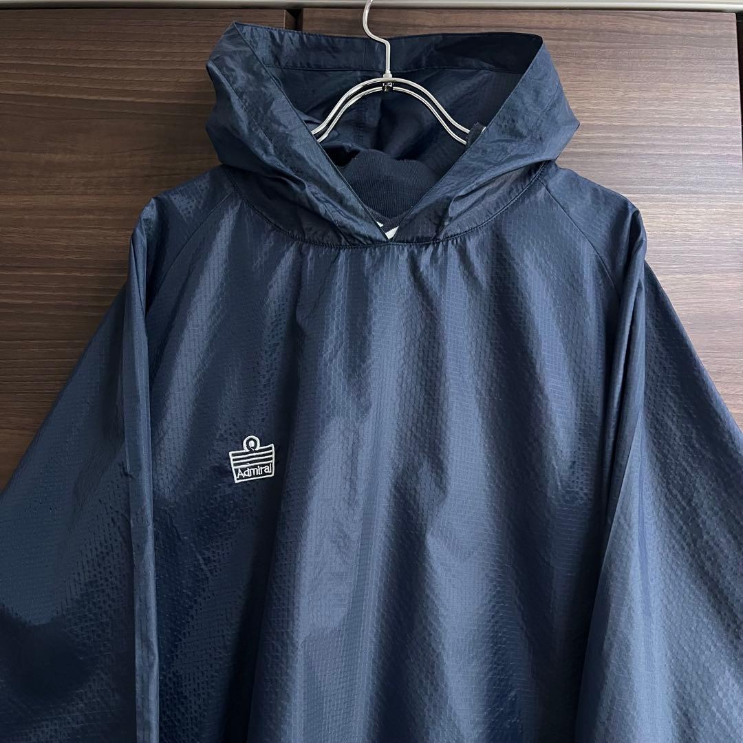 Admiral アドミラル ナイロンセットアップ プルオーバー 紺 XL 90s