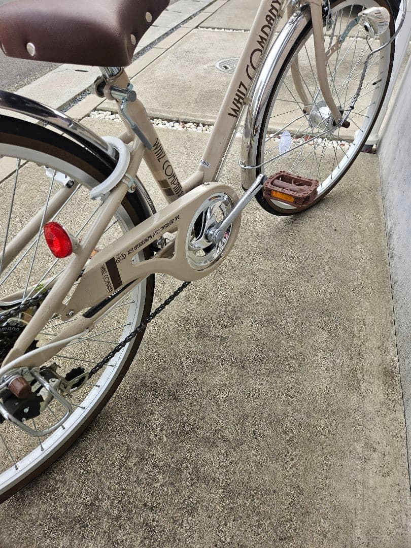 ジュニア ウィズカンパニー 子供用自転車 ベージュ 24インチ