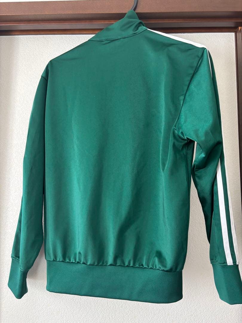 adidas トラックジャケット グリーン XS