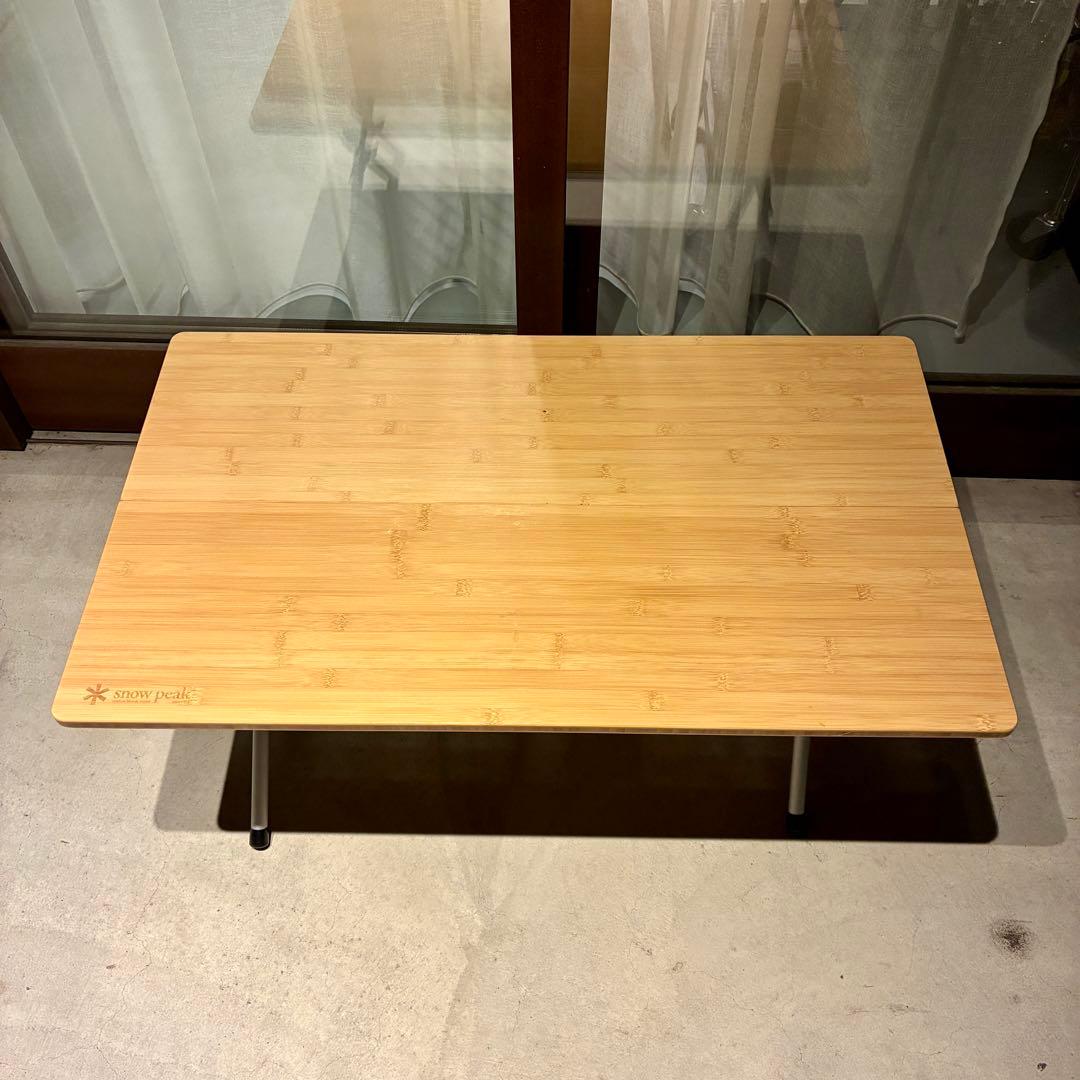 スノーピーク  peak ワンアクションローテーブル竹 LV-100TR