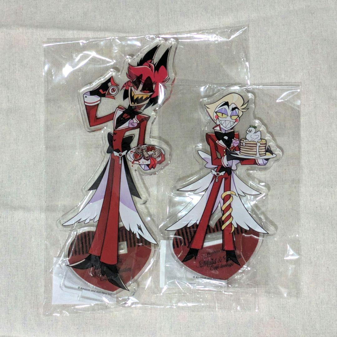 ハズビンホテル アニメイトカフェ 特大アクリルスタンド アラスター＆ルシファー