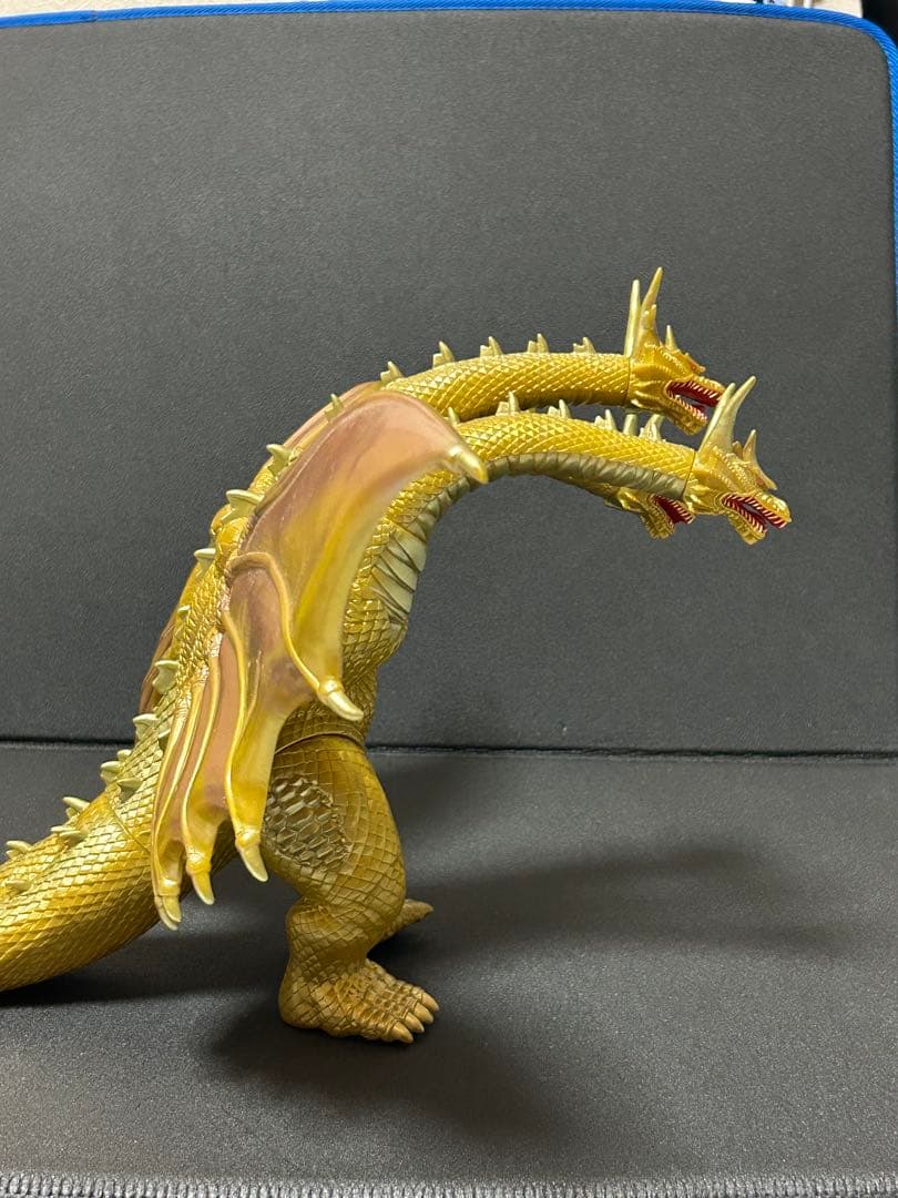（美品）キングギドラ　平成モスラシリーズ版　大型ソフビ