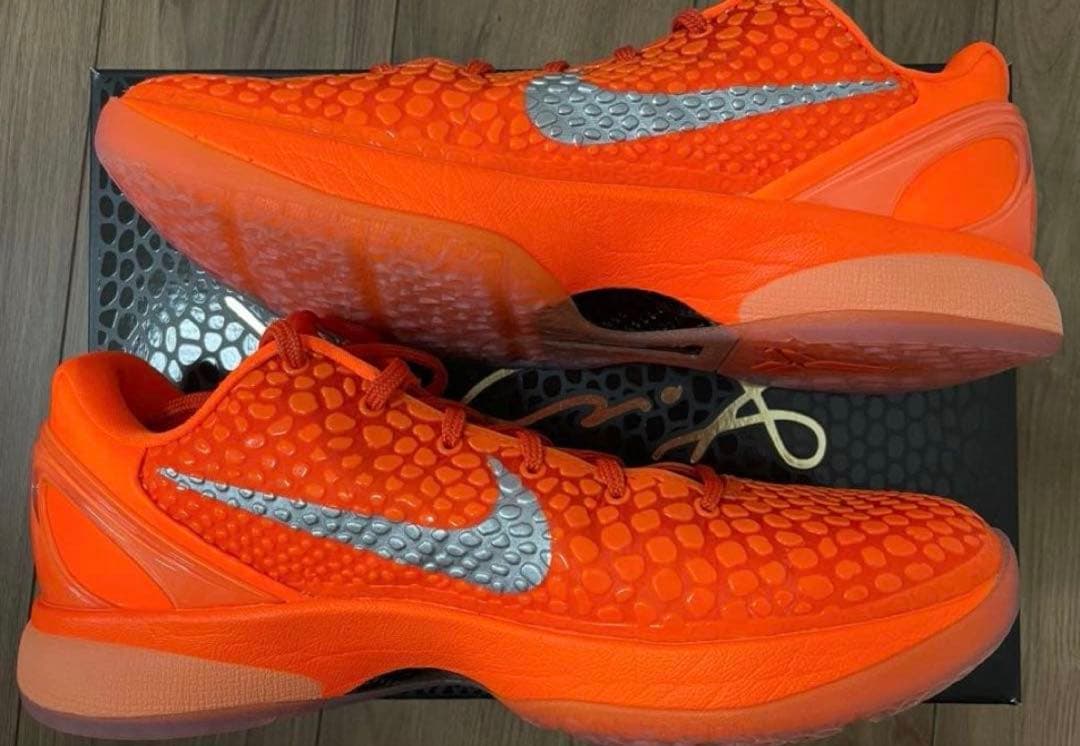 NIKE コービー6 プロトロトータルオレンジ 27.5㎝