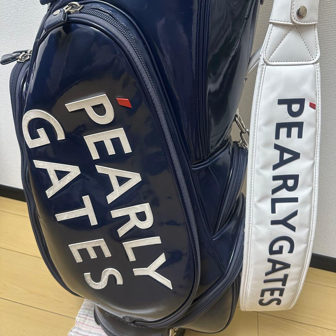 ブルーラケット　PEARLY GATES ゴルフバッグ ネイビー