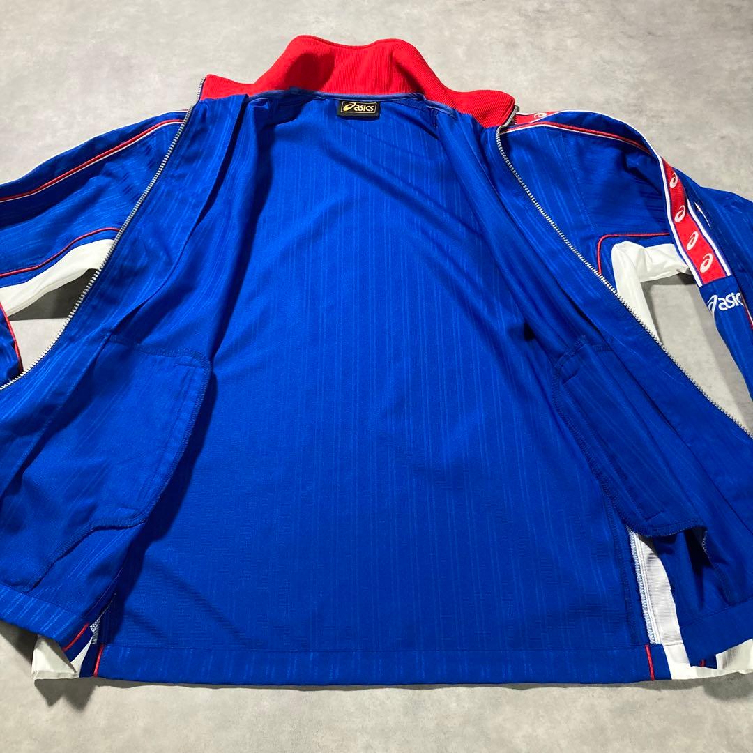 00s アシックス asics ジャージ 上下 セットアップ サッカー 練習着