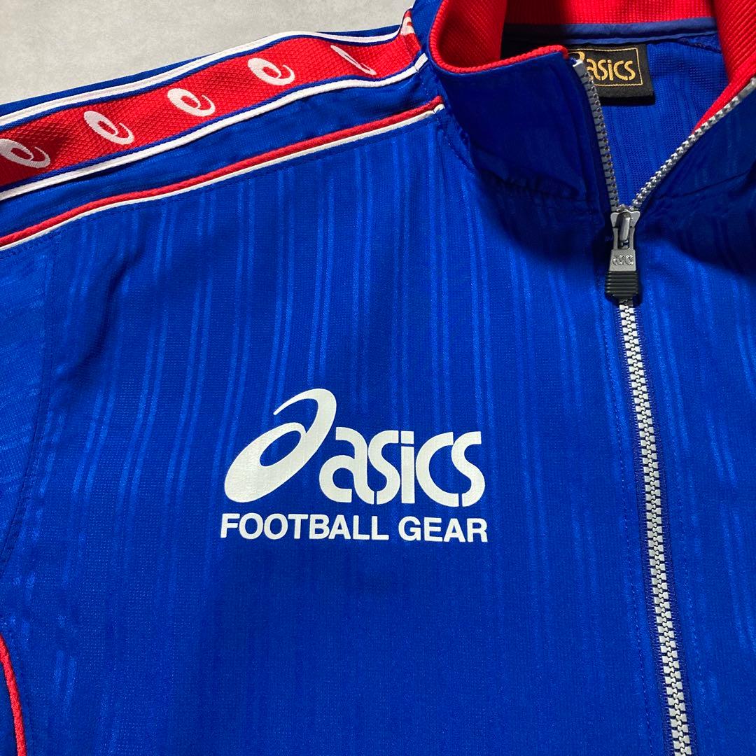 00s アシックス asics ジャージ 上下 セットアップ サッカー 練習着