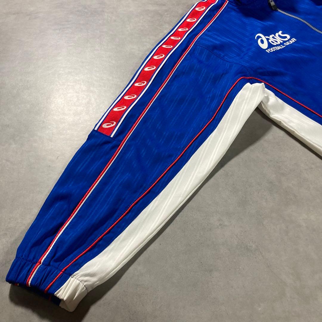 00s アシックス asics ジャージ 上下 セットアップ サッカー 練習着