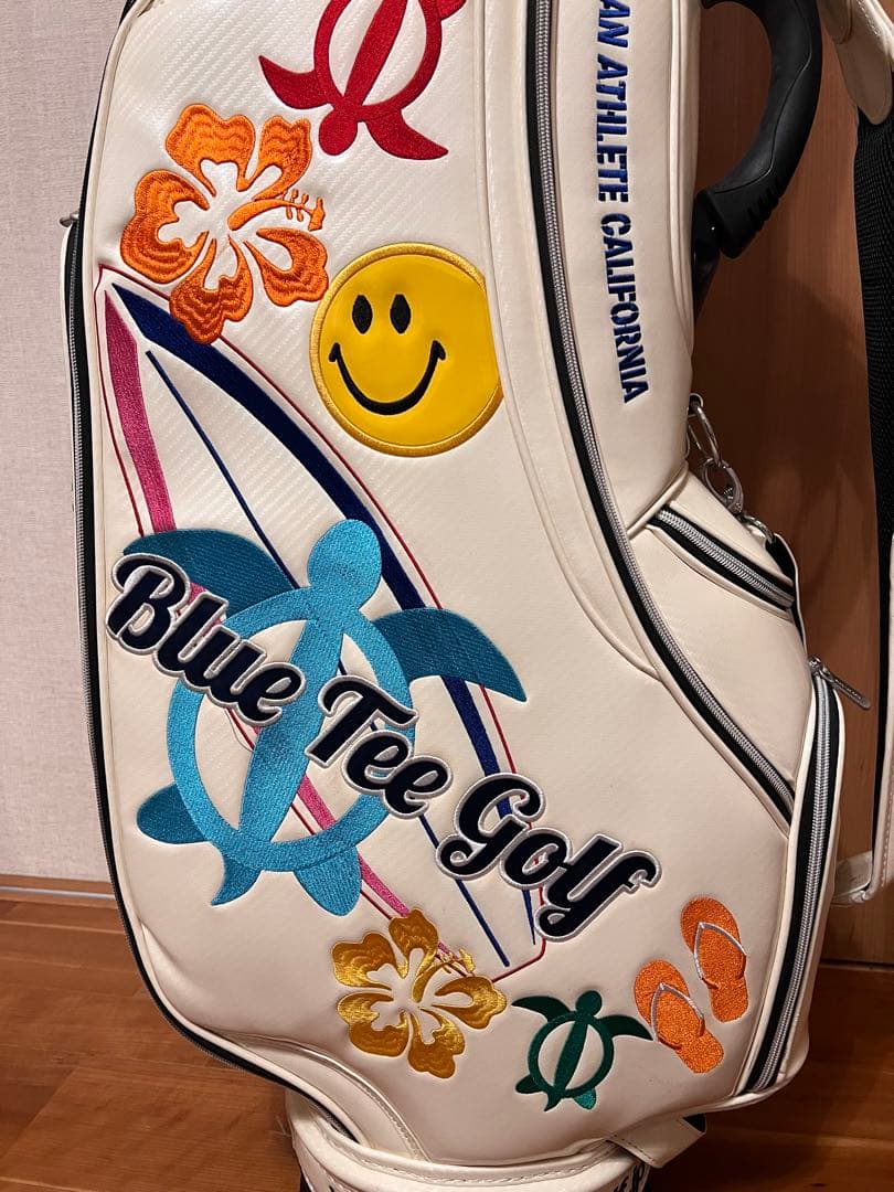 BLUETEEGOLF キャディバッグ ALOHAONTHEBEACH ハワイ柄