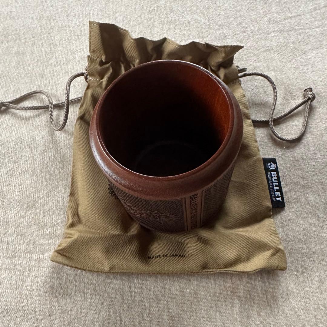 新品 BALLISTICS チェッカリング カップ ウレタン 仕上げ ブラウン