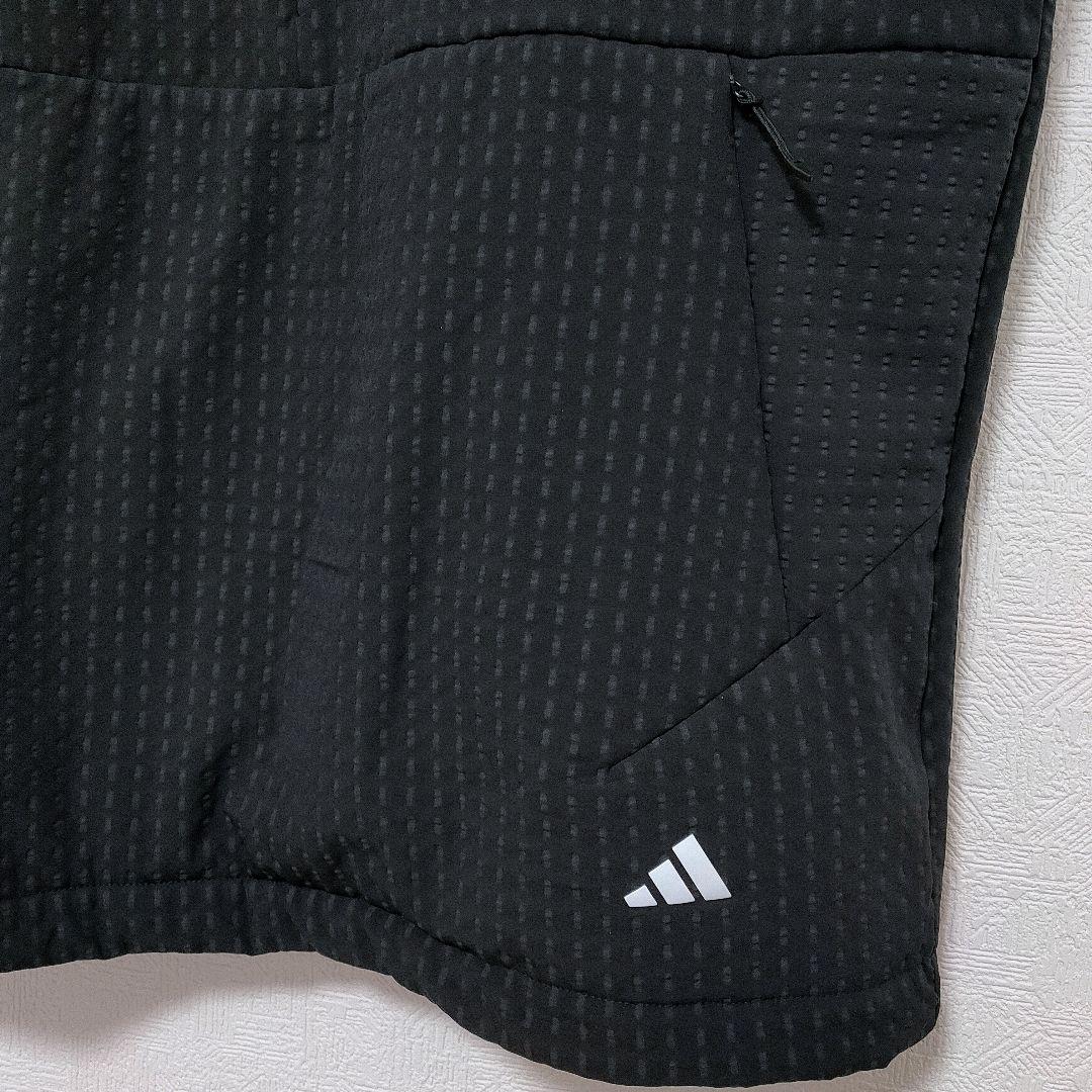 adidas GOLF WIND.RDY ハーフジップ フード付き ベスト XL