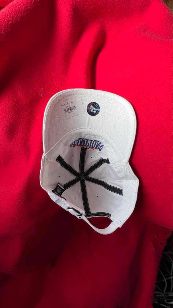 ☆新品☆キャップ　チャンピオンシップ　白　47 アジャスト式