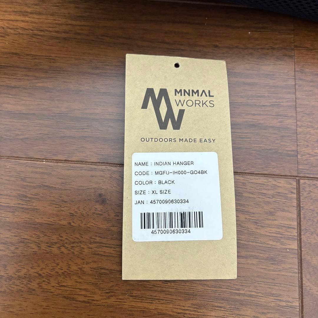 MINIMALWORKS ミニマルワークス インディアンハンガー XL ブラック