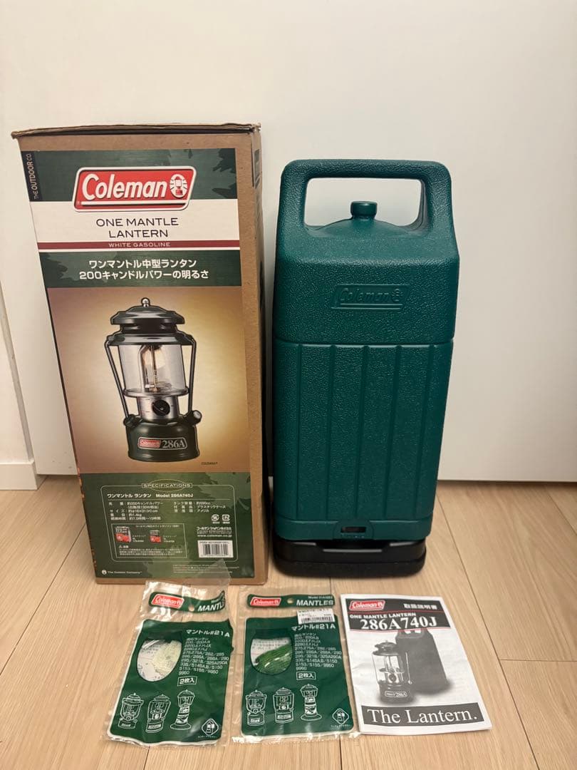 Coleman 286A740J ランタン グリーン 未使用 箱・説明書付き