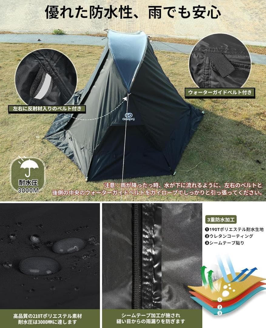 GOGlamping テントフライシートのみ 【SKY EYE CT FLY