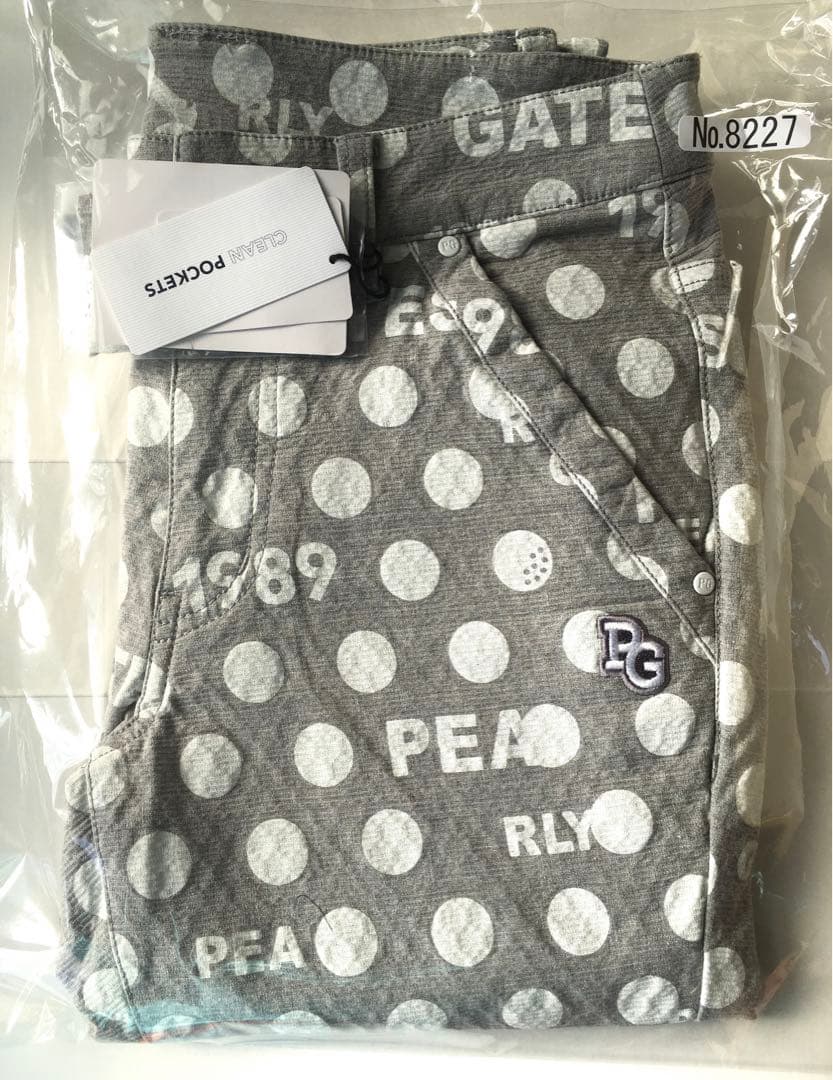 【PEARLY GATES】レディース ドット ストレッチロングパンツ・0番 S