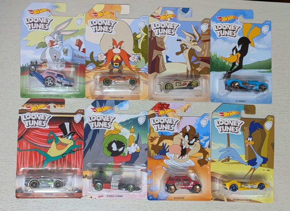HotWheels LooneyTunes 全8種