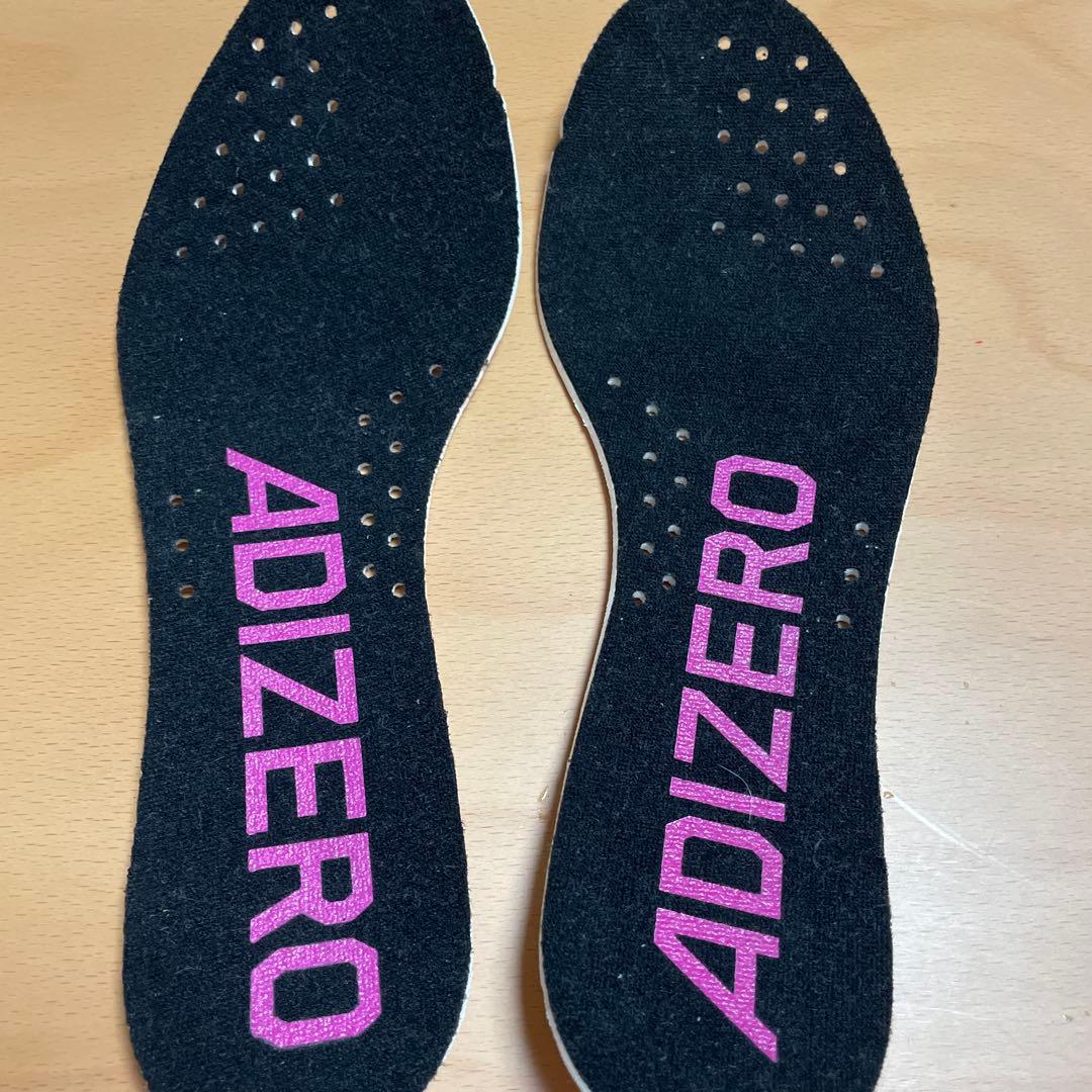 adidas ADIZERO スパイクシューズ ミントグリーン/パープル