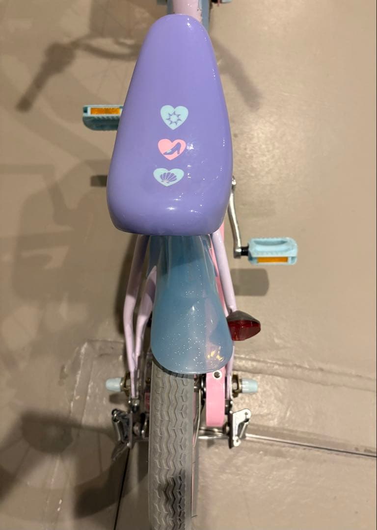 【美品】18インチ幼児用自転車 ピンク ディズニープリンセス
