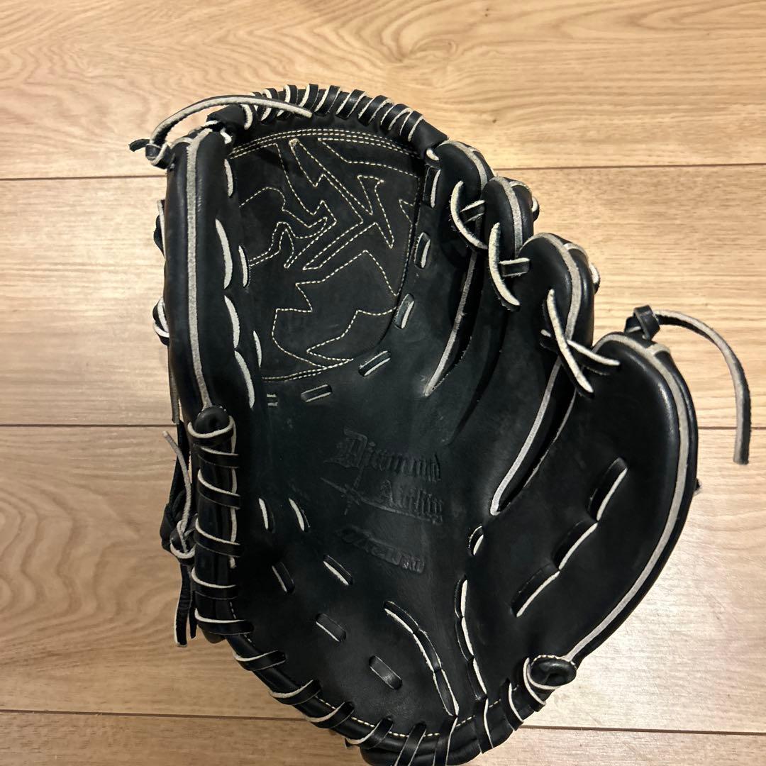 Mizuno ブラック 軟式グローブ 右投げ用