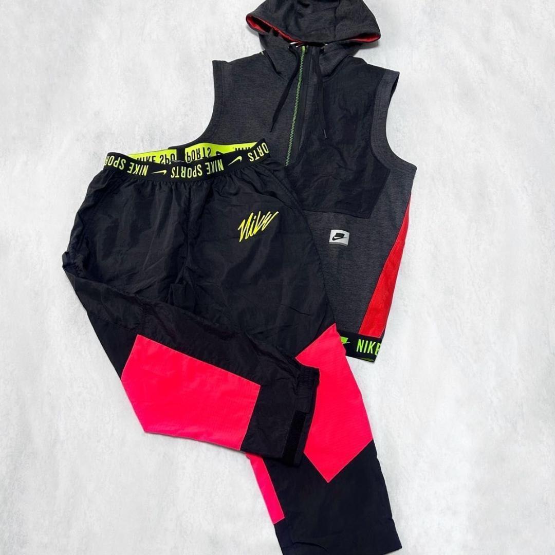 ナイキ セットアップ ボトムスＬ ノースリーブトップス M ナイロン NIKE