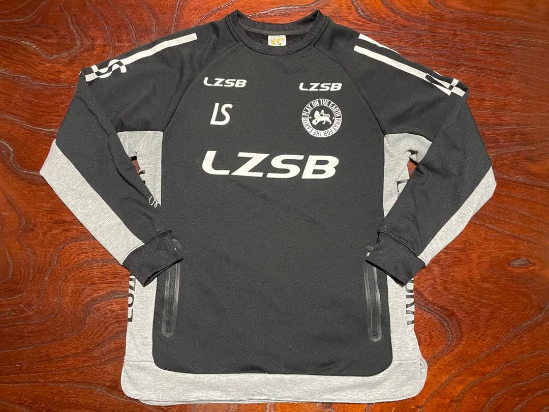 LUZeSOMBRA ドライ ストレッチ スウェットクルートップ　M ブラック