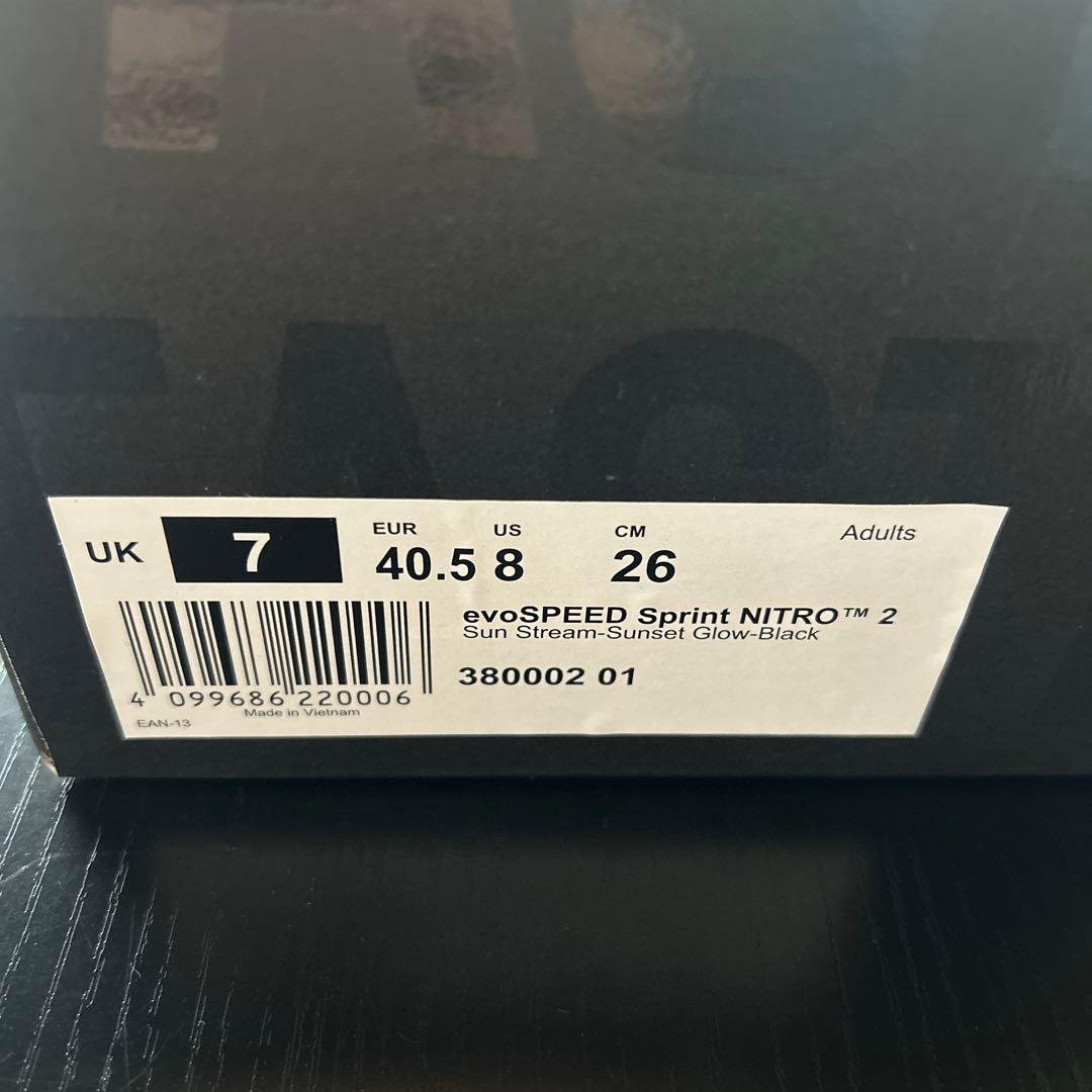 スパイク・シューズ evoSPEED Sprint NITRO ELITE 26cm