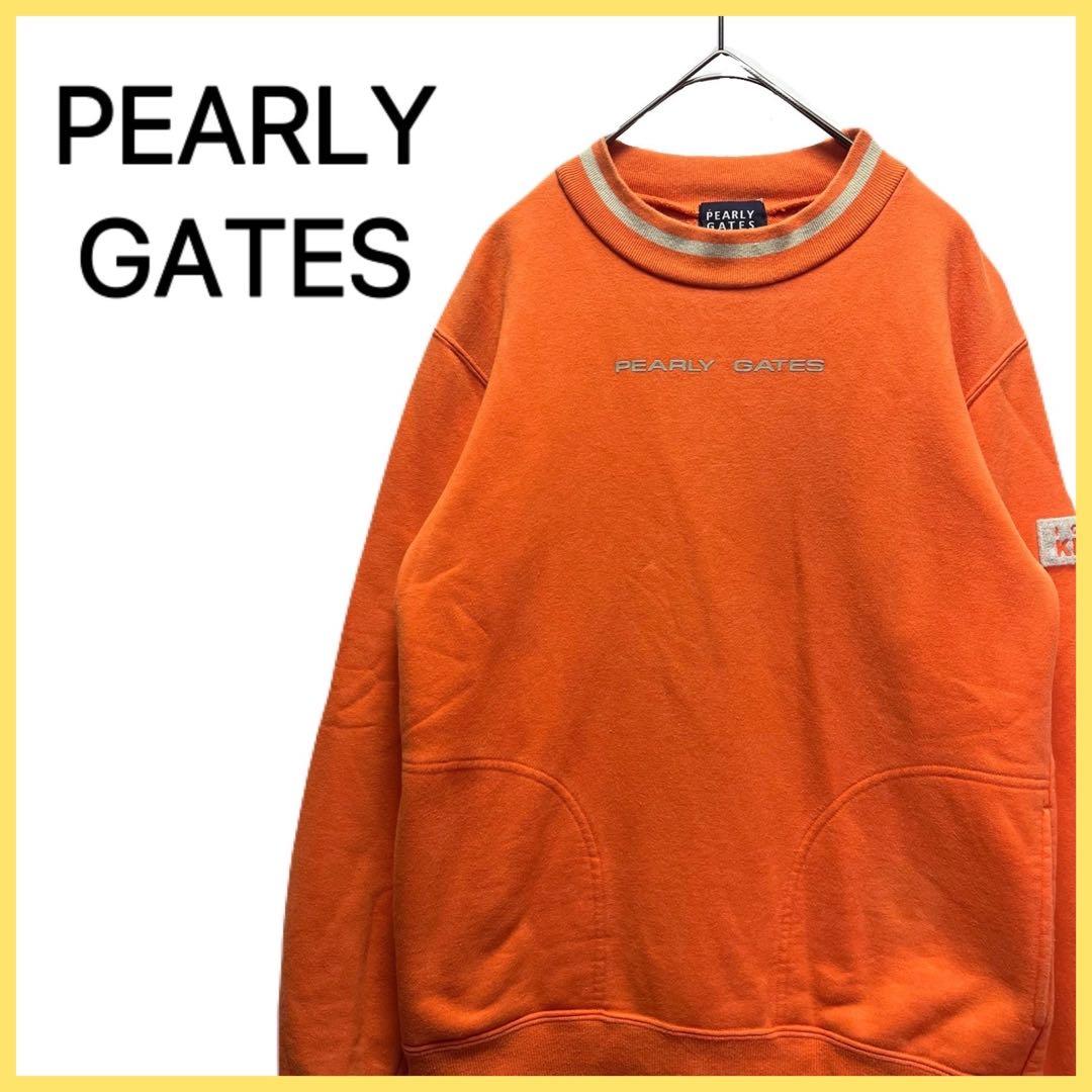 【PEARLY GATES】トレーナー ロゴプリント ポケット スポーツ ゴルフ