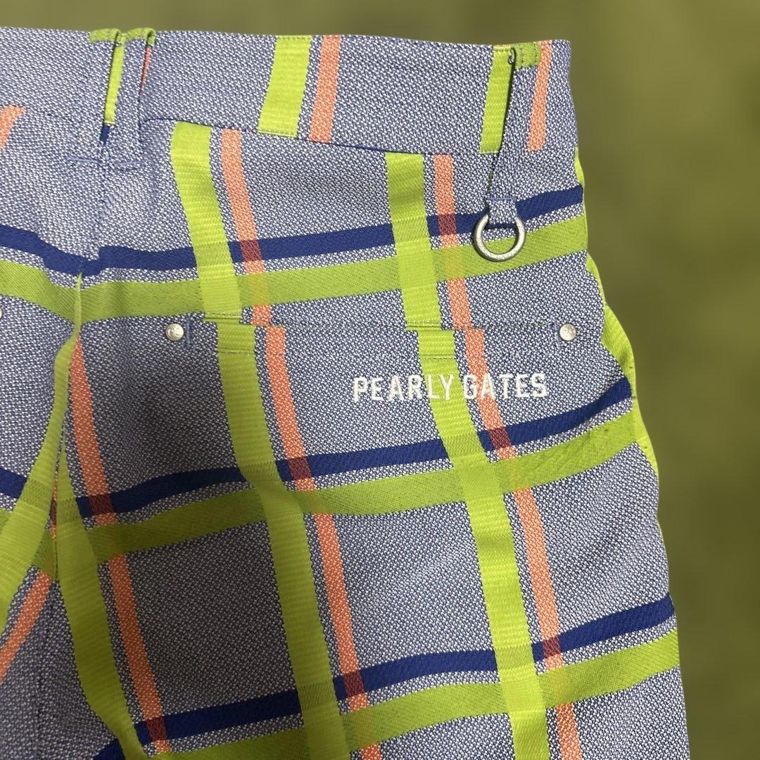 PEARLY GATES チェック柄パンツ　M